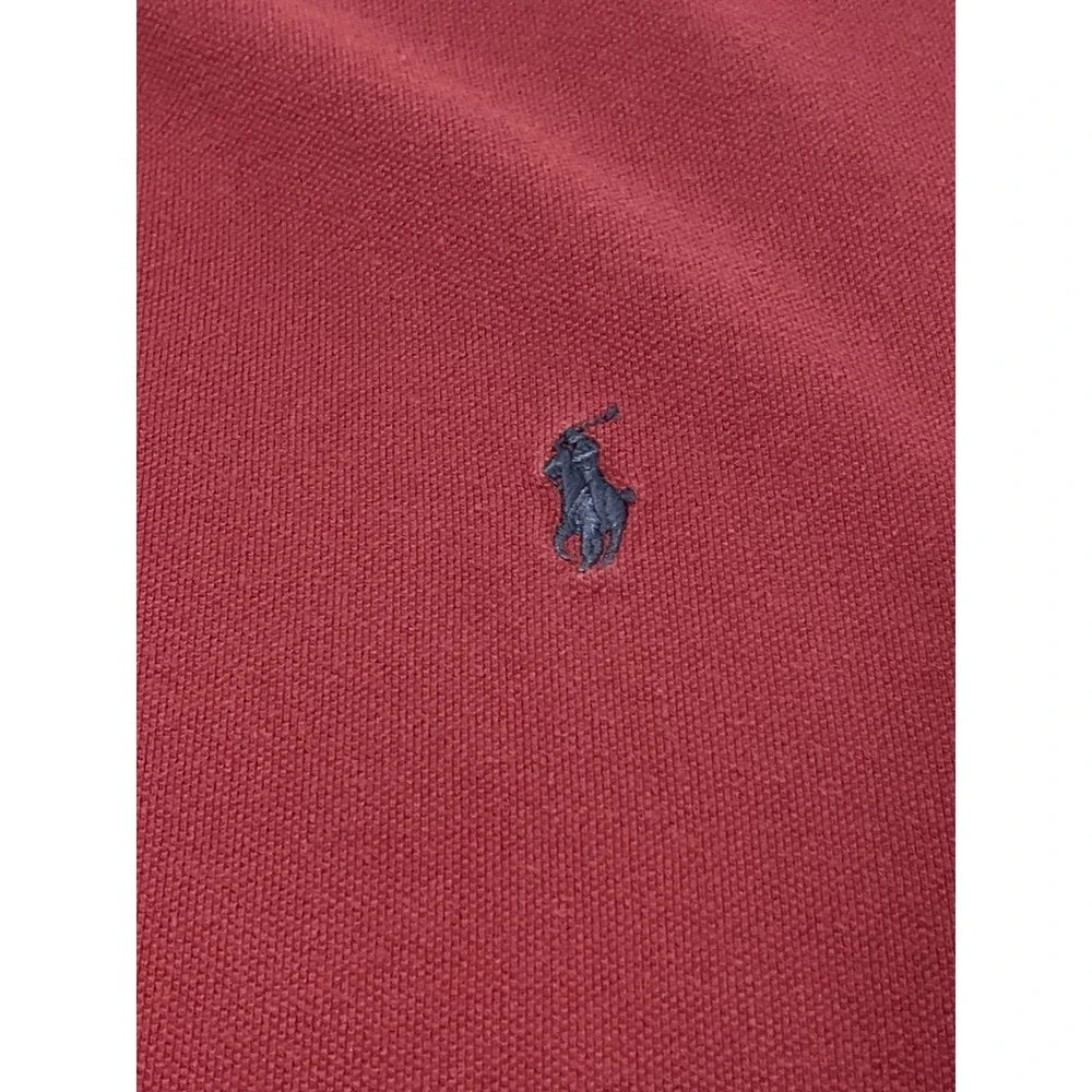 Polo Ralph Lauren Polo Mens Shirt 4XLT Red Short Sleeve‎ Collared Blue Pony